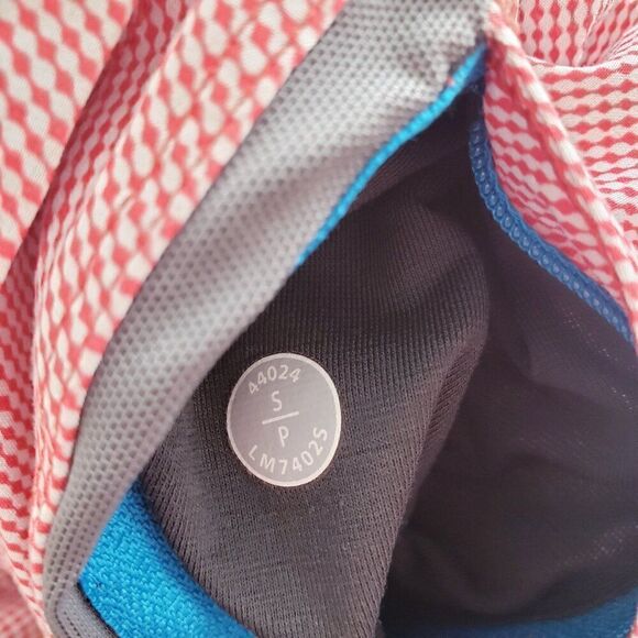 Lululemon Pace Breaker Short 9" Inch Mens Size S Red White Check Lined Running - Picture 8 of 8